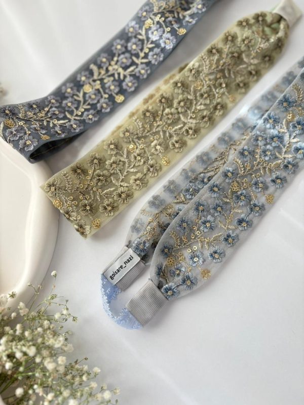 هدبند سوزن دوزی