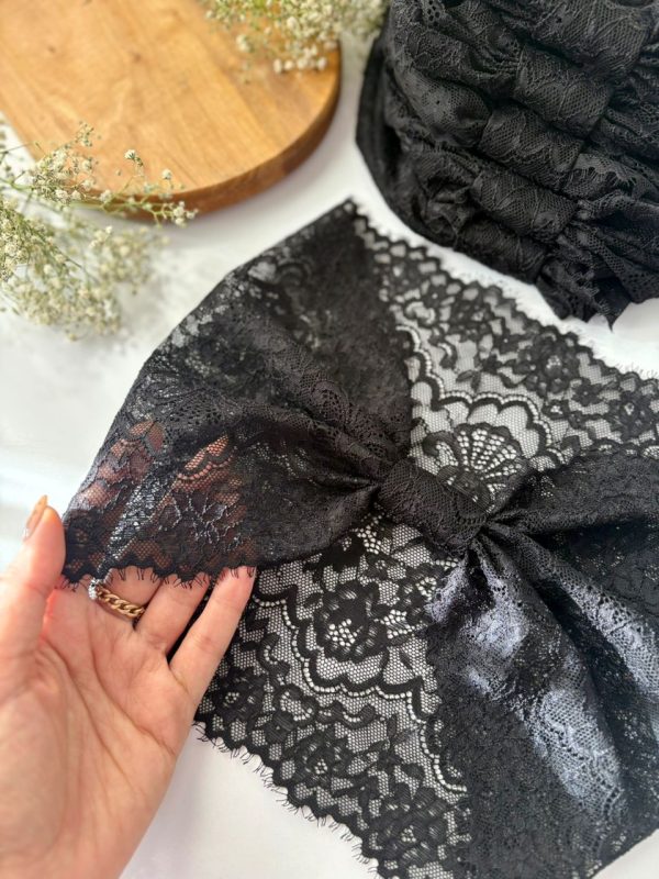 هدبند اسکارفی مشکی